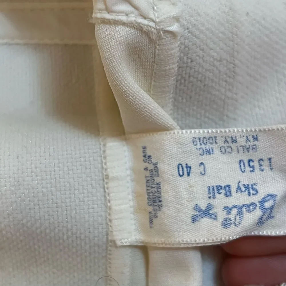 Vintage 1960s / 1970s Ivory Mesh Panel Long Line Soft Cup Bra Corset Bustier